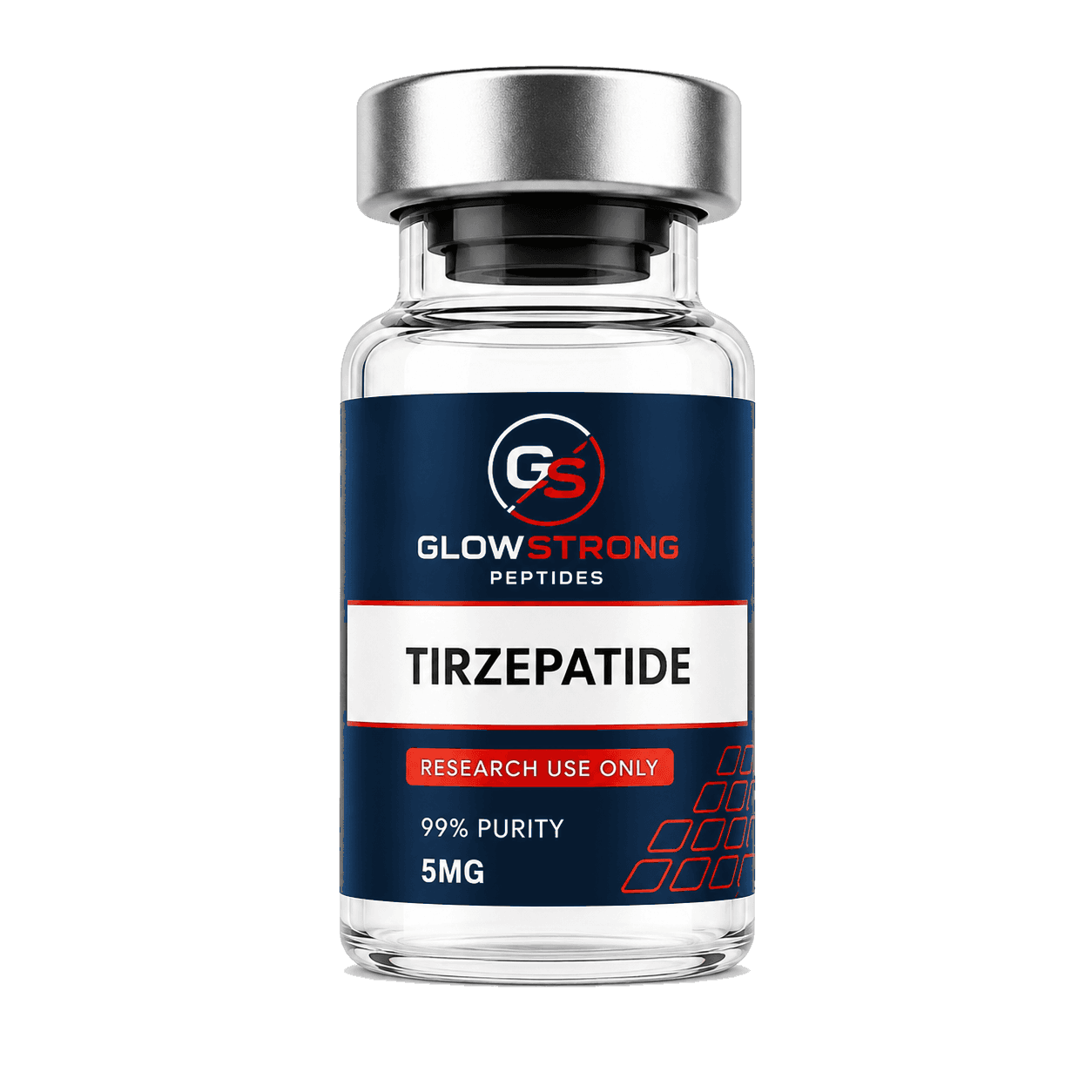 Retatrutide GlowStrong branded research vial